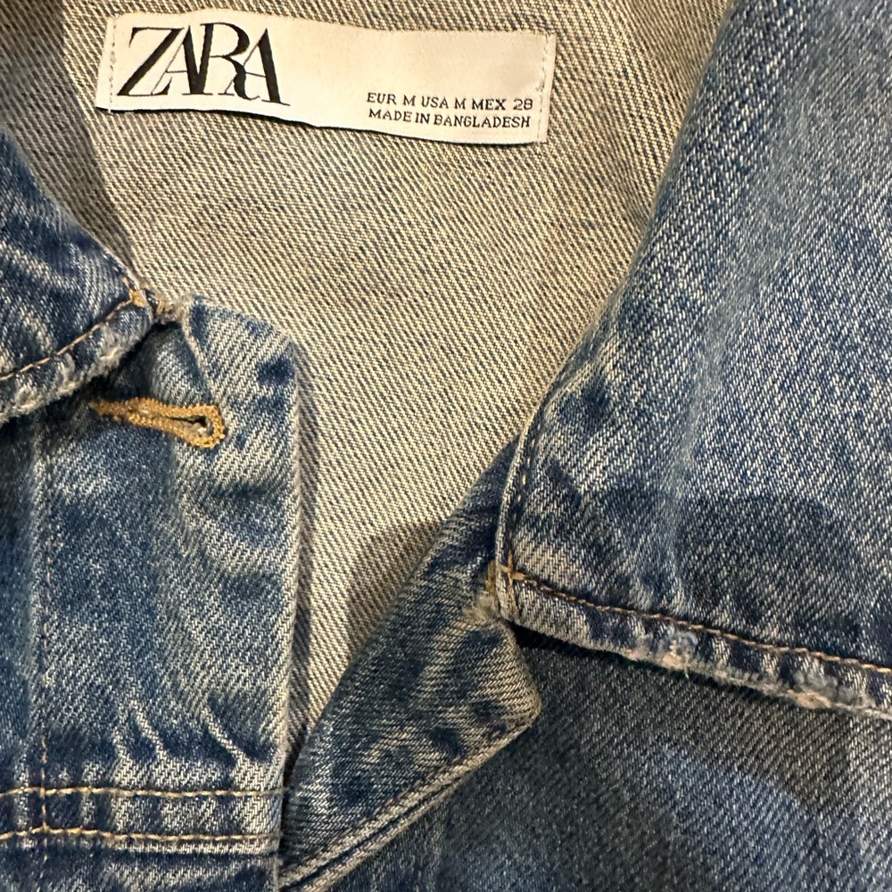Zara Classic Blue Denim Jacket